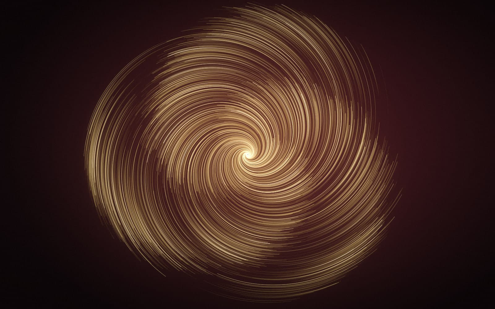 Ilustración de Obedic: espiral de hilos dorados que se recoge en un punto brillante